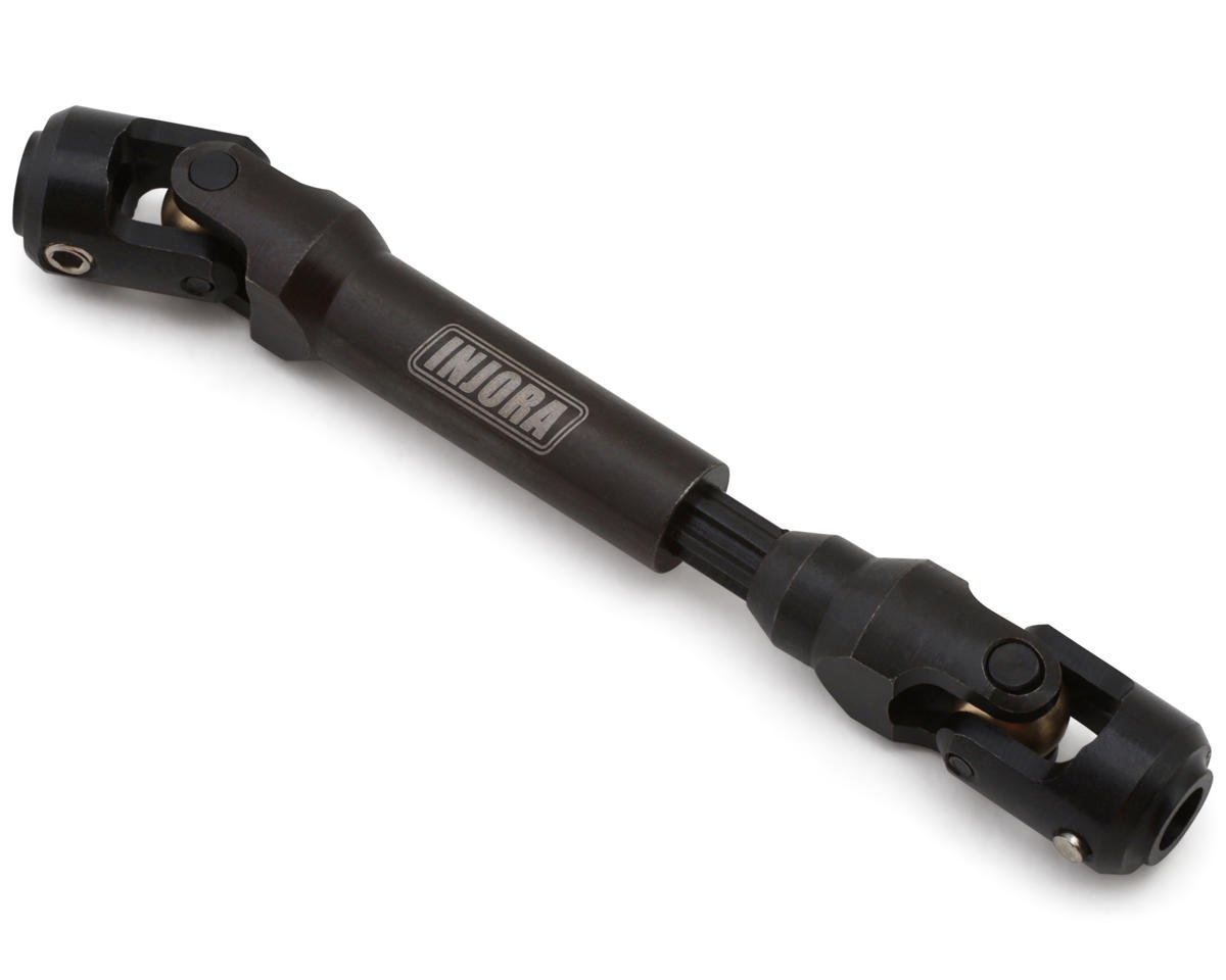 INJORA DG-CD03-94 Heavy-Duty Steel Rock Crawler Universal Driveshaft (94-119mm)