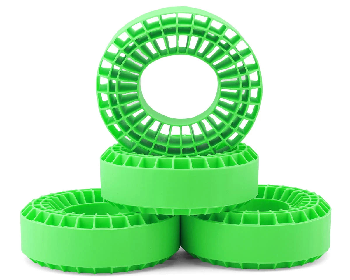 INJORA DGT-1906GN 1.9" 1/10 Crawler Tires Silicone Rubber Inserts (118-122mm) (4.75" OD) (Soft) (4)