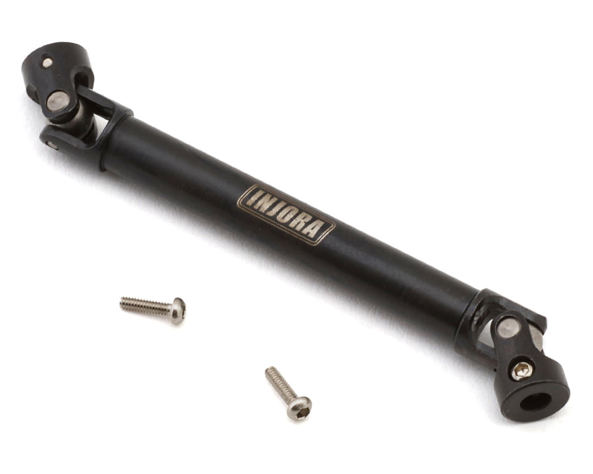 INJORA SCX24-140-65 Axial® SCX24 Hardened Steel Driveshaft (65-95mm) (Rear Gladiator)