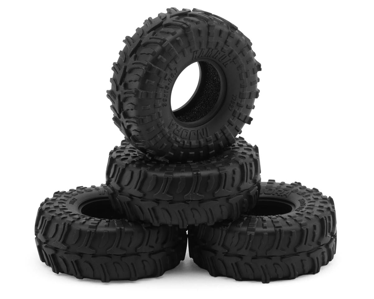 INJORA T7027 SCX30 0.7" Hamrok Micro Rock Crawler Tires (4) (39mm OD) (S5)