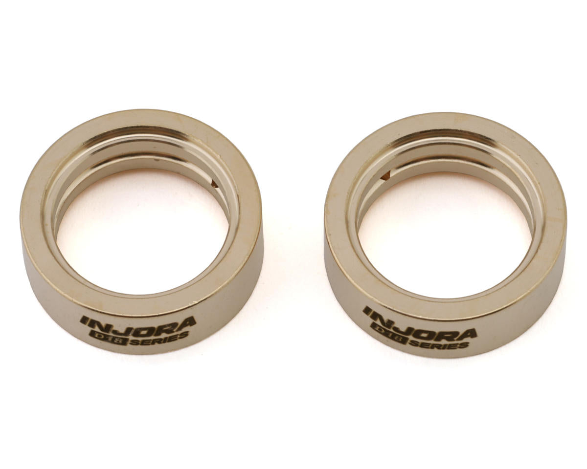 INJORA W7010-18-2 SCX30 0.7" D18 Beadlock wheels Brass Clamp Rings (2) (10g ea)