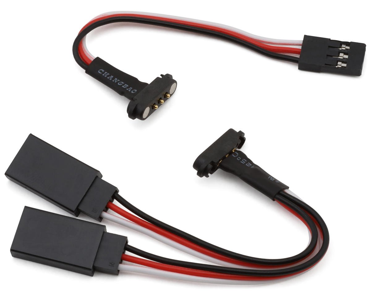 INJORA WIRE11-20 Magnetic Snap Y-Adapter (JR to Y-Cable) (200mm)