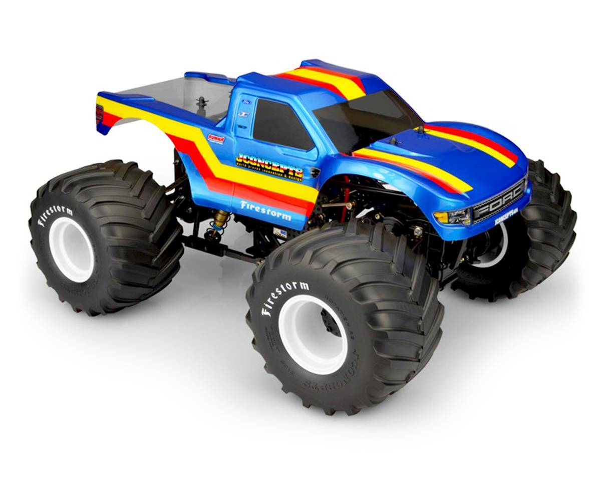 JCONCEPTS 0274 2010 Ford Raptor MT "Twenty One" Monster Truck Body (Clear)