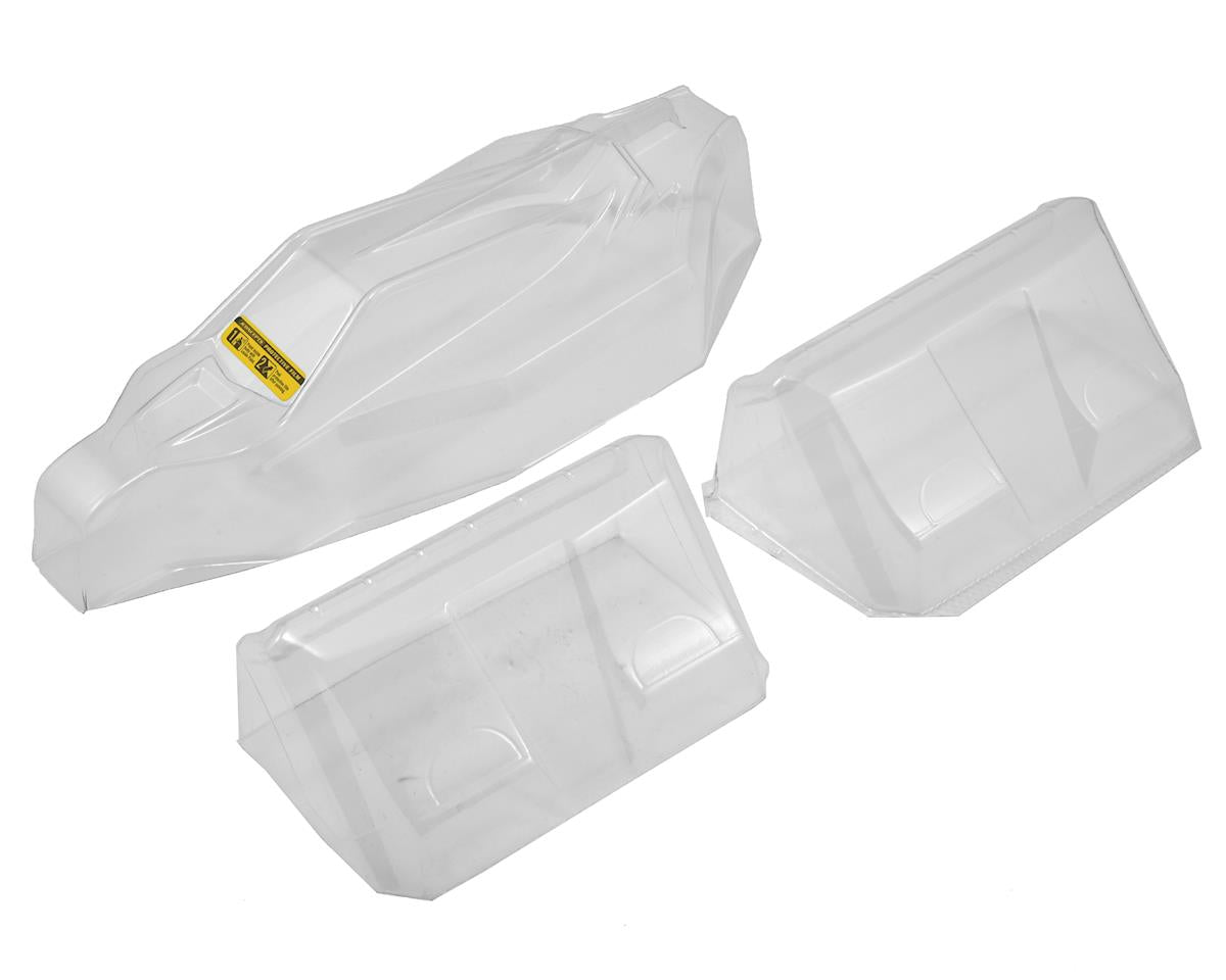 JCONCEPTS 0341 Lexan Body P2 High-Speed Clear Body with Aero Wing: B6, B6D