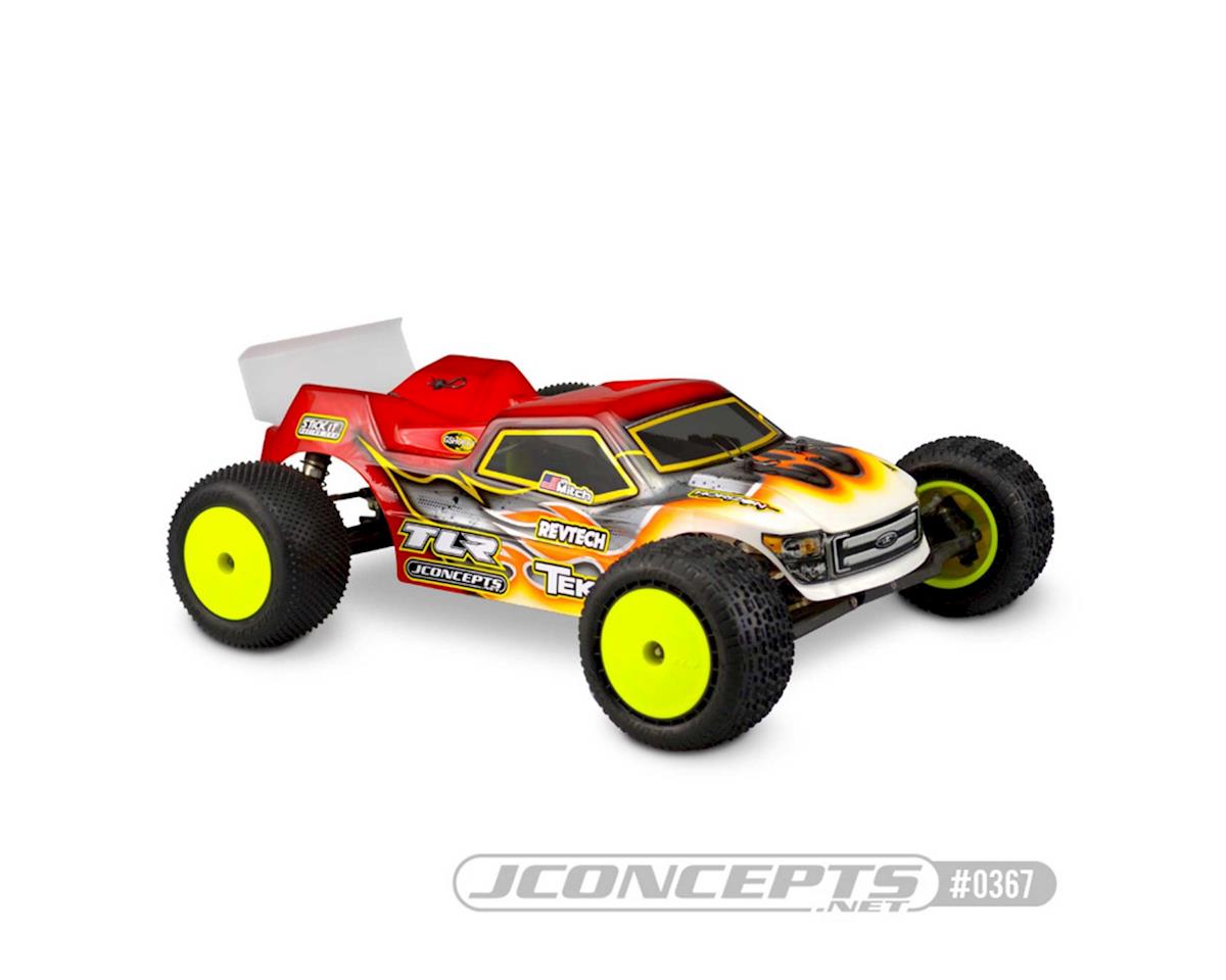 JCONCEPTS 0367 Lexan Body Finnisher Clear Truck Body: TLR 22-T 4.0