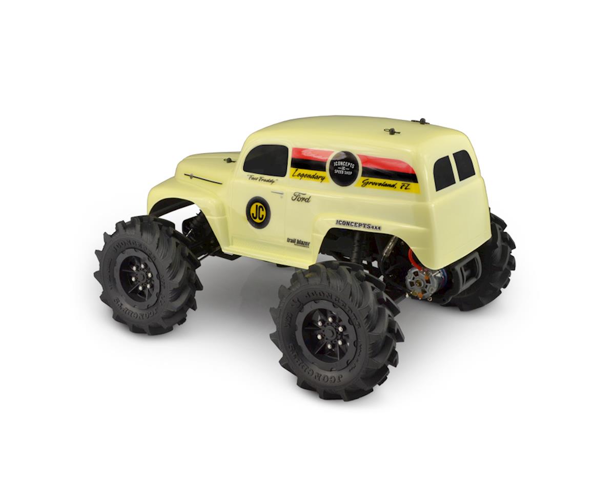 JCONCEPTS 0379 Lexan Body 1951 Ford Panel Grandma Clear Body Stampede