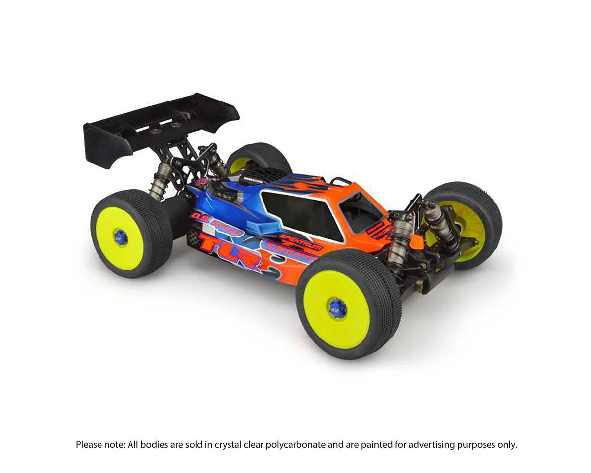 JCONCEPTS 0421 8IGHT-X Elite "P1" 1/8 Buggy Body (Clear)
