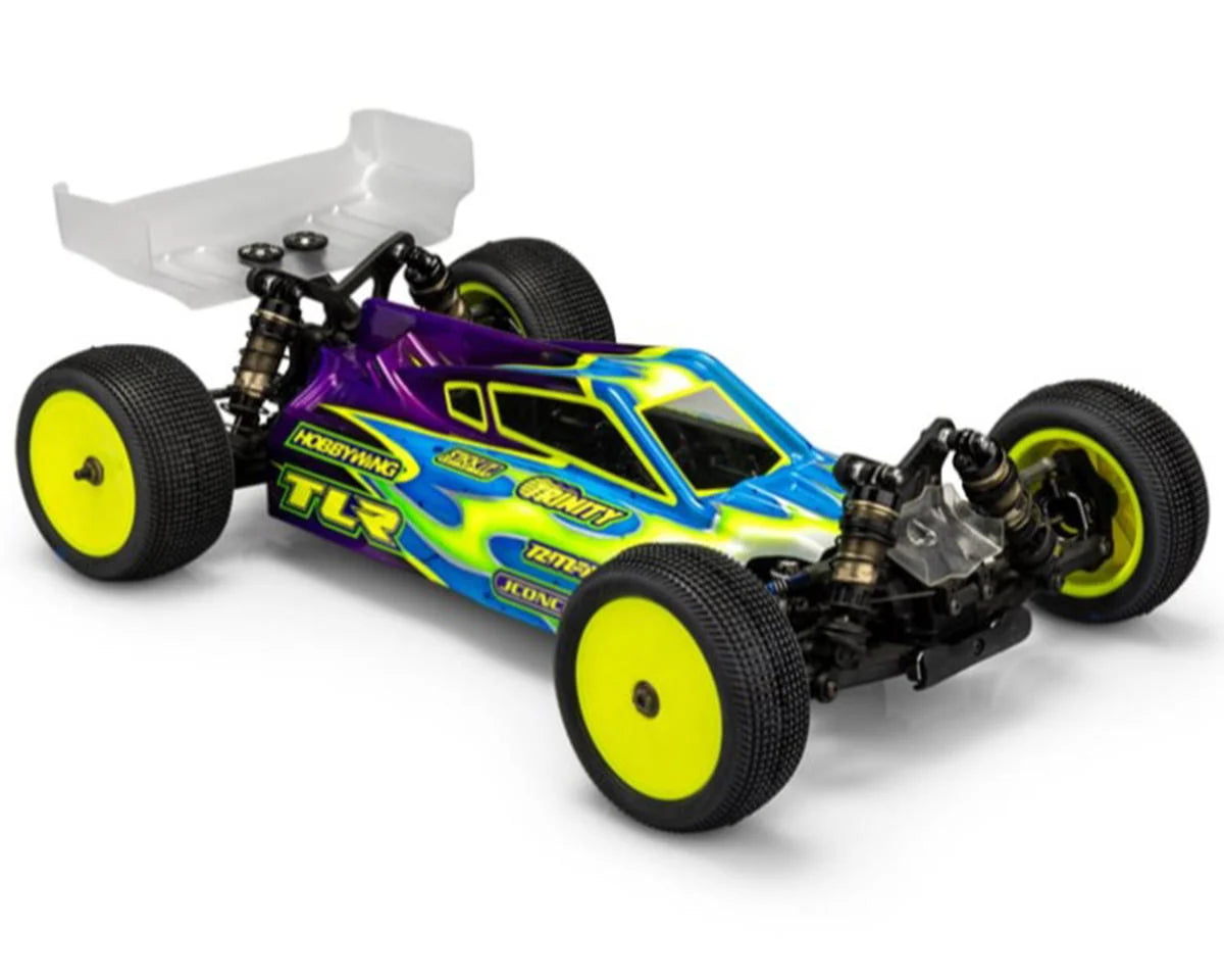 JCONCEPTS 0495L 22X-4 "P2" 1/10 Buggy Body w/Carpet Wing (Clear) (Lighweight)