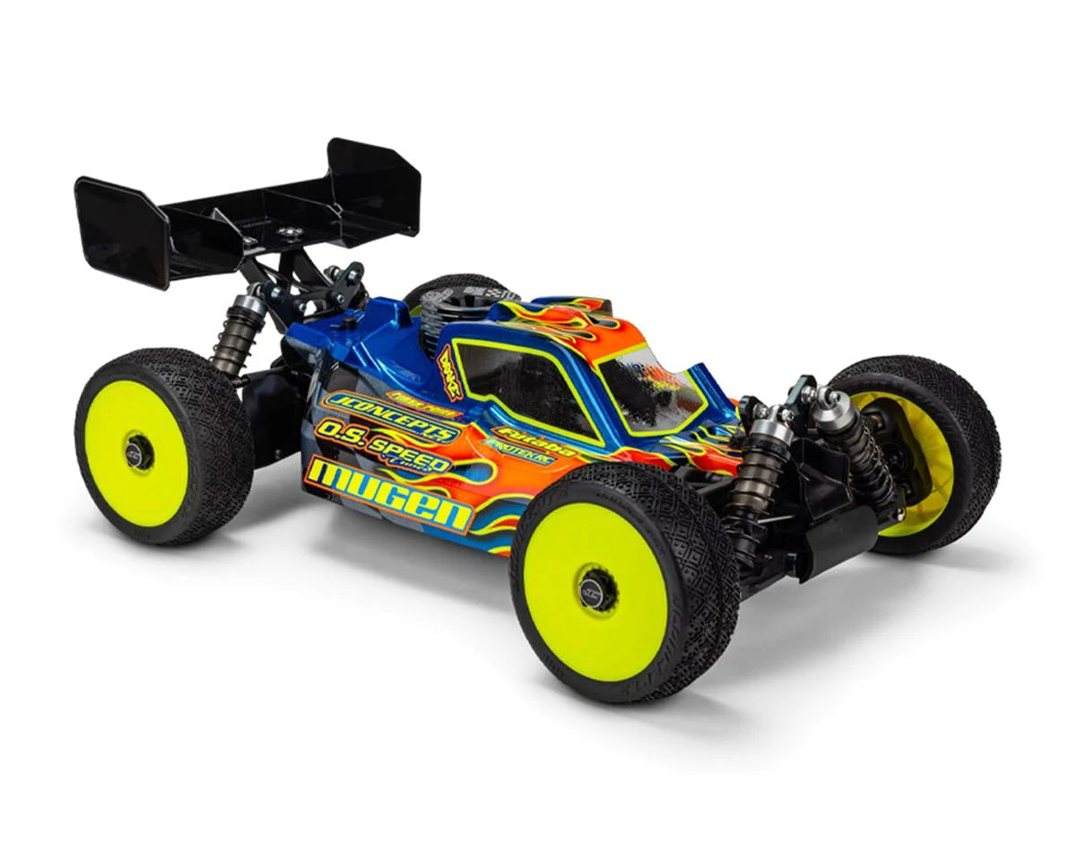 JCONCEPTS 0676L Mugen MBX8 "P2" 1/8 Nitro Buggy Body (Clear) (Lightweight)