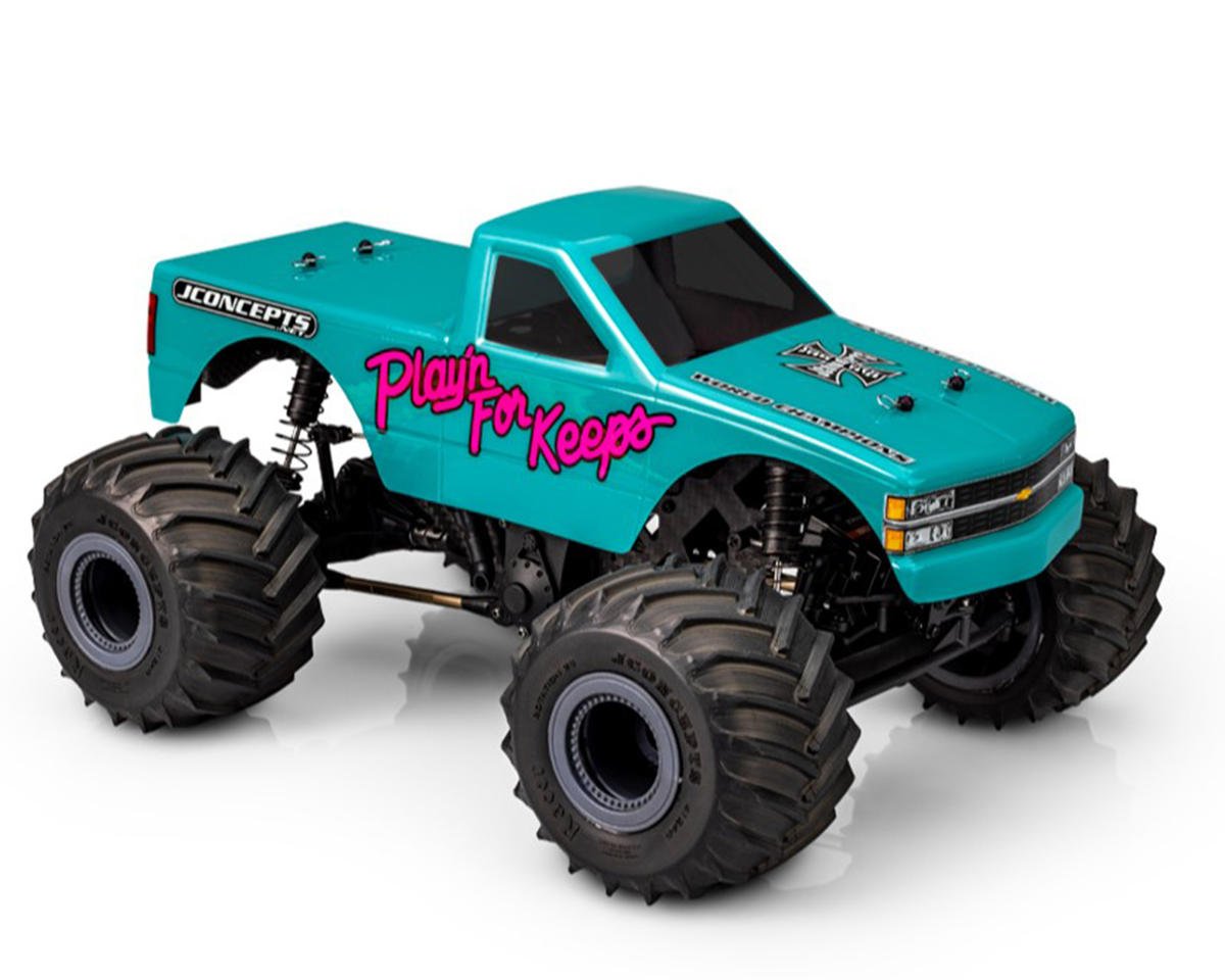 JCONCEPTS 0679 Losi Mini LMT 1988 Chevy® Snoopnose Monster Truck Body (Clear)