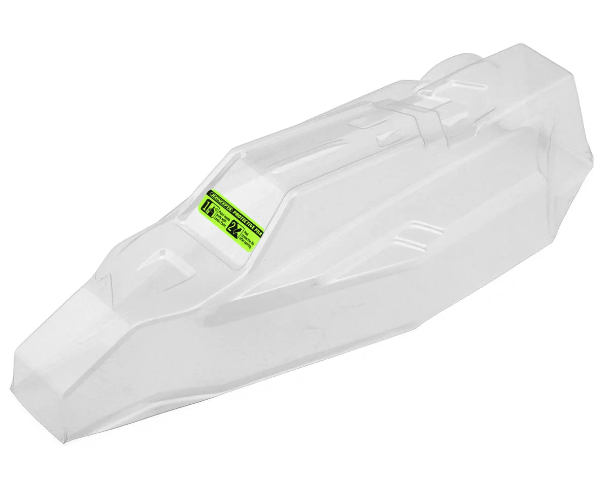 JCONCEPTS 0707 TLR 22X "F2" 1/10 Buggy Body w/Aero Wing (Clear)