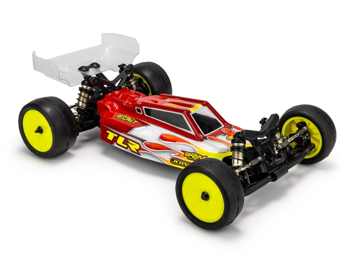JCONCEPTS 0707L TLR 22X "F2" 1/10 Buggy Body w/Aero Wing (Clear) (Light Weight)