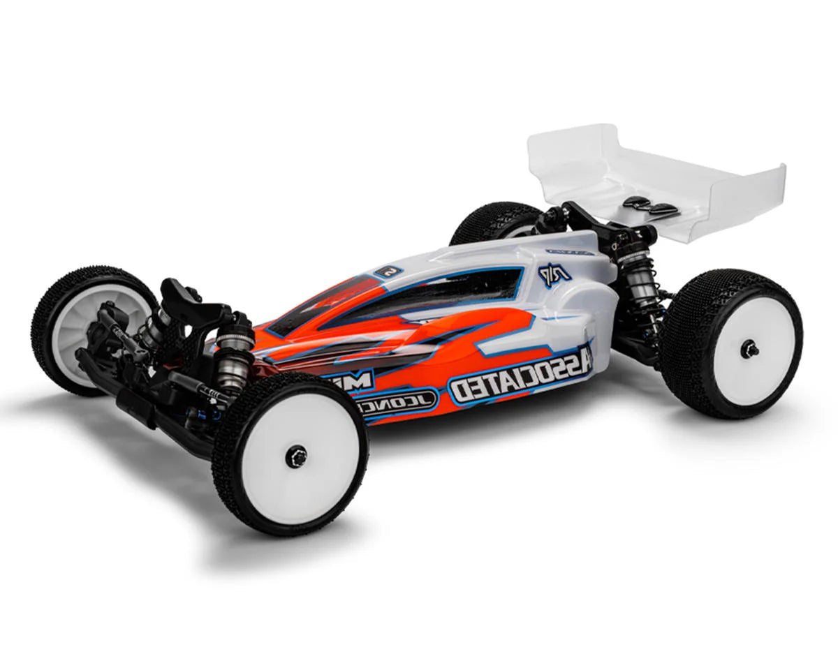 JCONCEPTS 0721 Associated RC10B7/B7D "Dragonator" 1/10 Buggy Body w/Rear Wings (Clear)