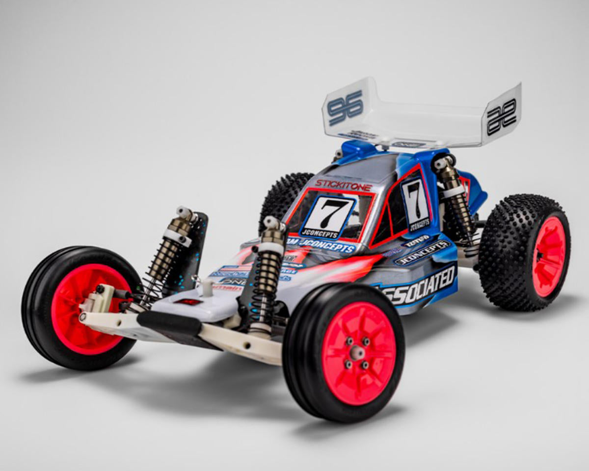 JCONCEPTS 0725 RC10 '89 Masami Stealth Protector 1/10 Buggy Body (Clear) w/5.5" Wing