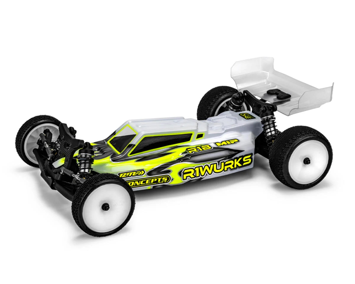 JCONCEPTS 0756 R1 R1B Mark 1 "F2" 2WD Buggy Body w/6.5" Aero Wing (Clear)