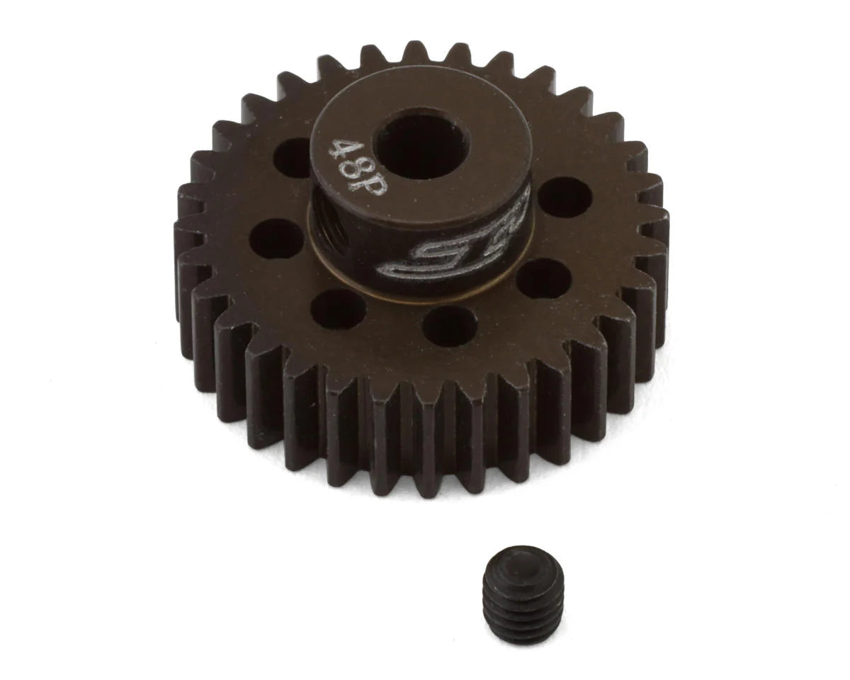 JCONCEPTS 2118 48P CNC-Machined Aluminum Silent Speed Pinion Gear (32T)