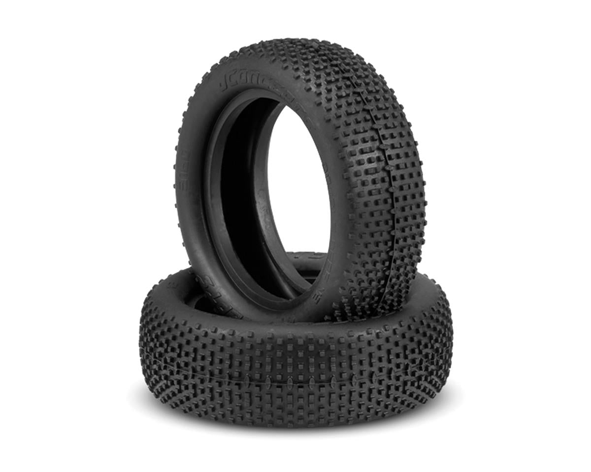 JCONCEPTS 3160-02 Double Dee's V2 2.2" 2WD 1/10 Front Buggy Tires (2) (Green)