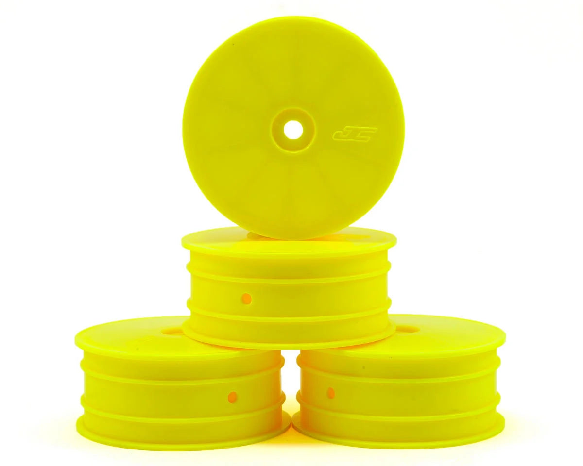 JCONCEPTS 3327Y TLR 22-4 2.2 12mm Hex Front Wheel Yellow (4)