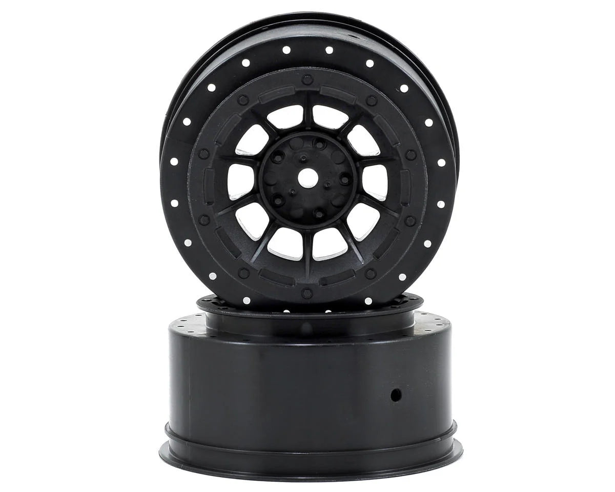 JCONCEPTS 3351B 12mm Hex Hazard Short Course Wheels (Black) (2) (Slash)