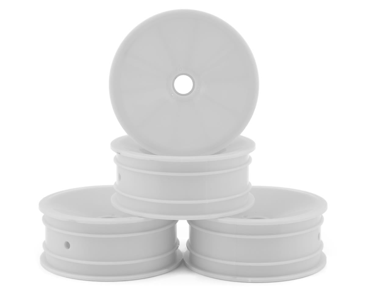 JCONCEPTS 3403W Mono 2.2 Bearing Front Wheels (White) (4) (RC10)