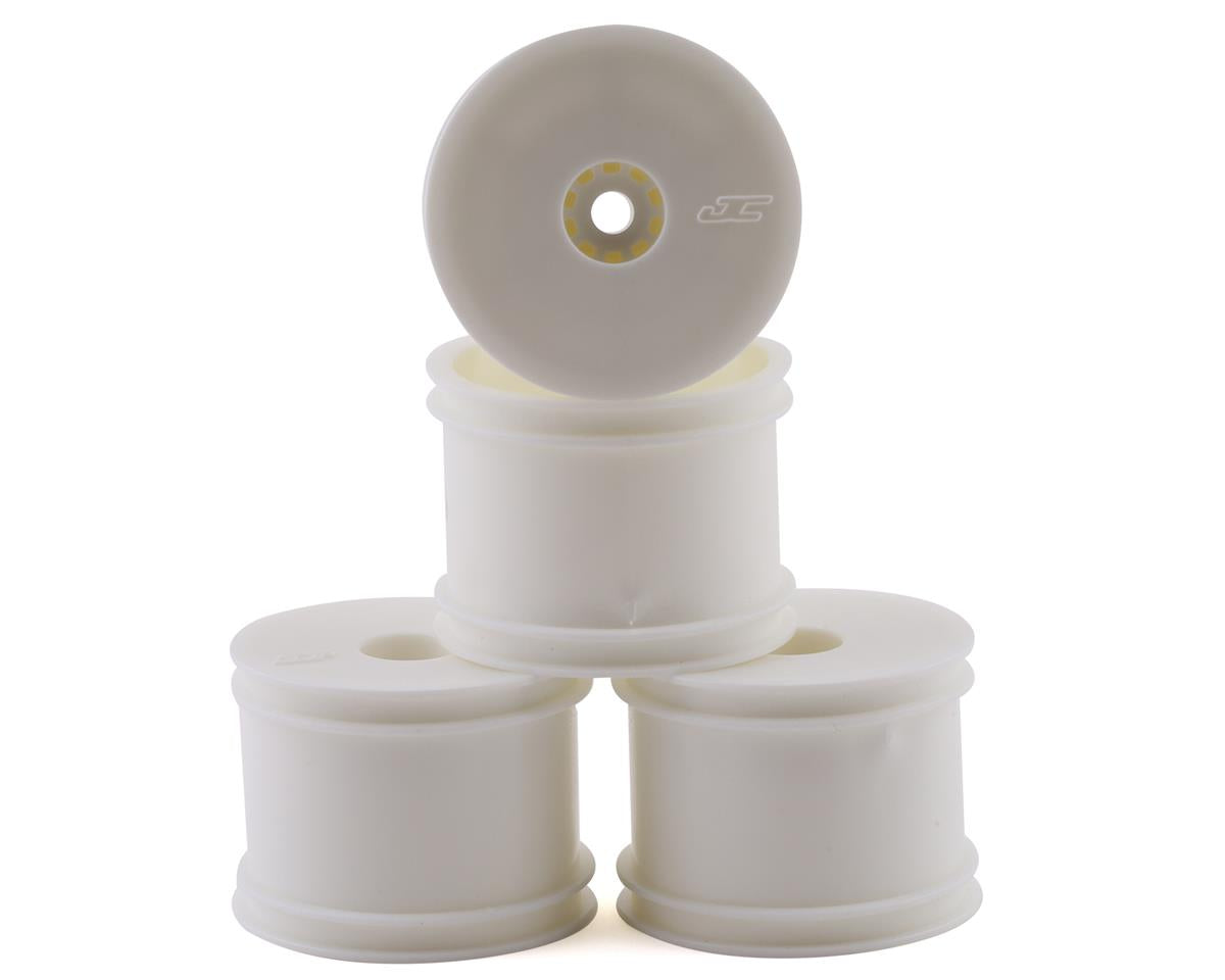 JCONCEPTS 3405W Losi Mini-T 2.0 Mono Wheel Set (White) (4)