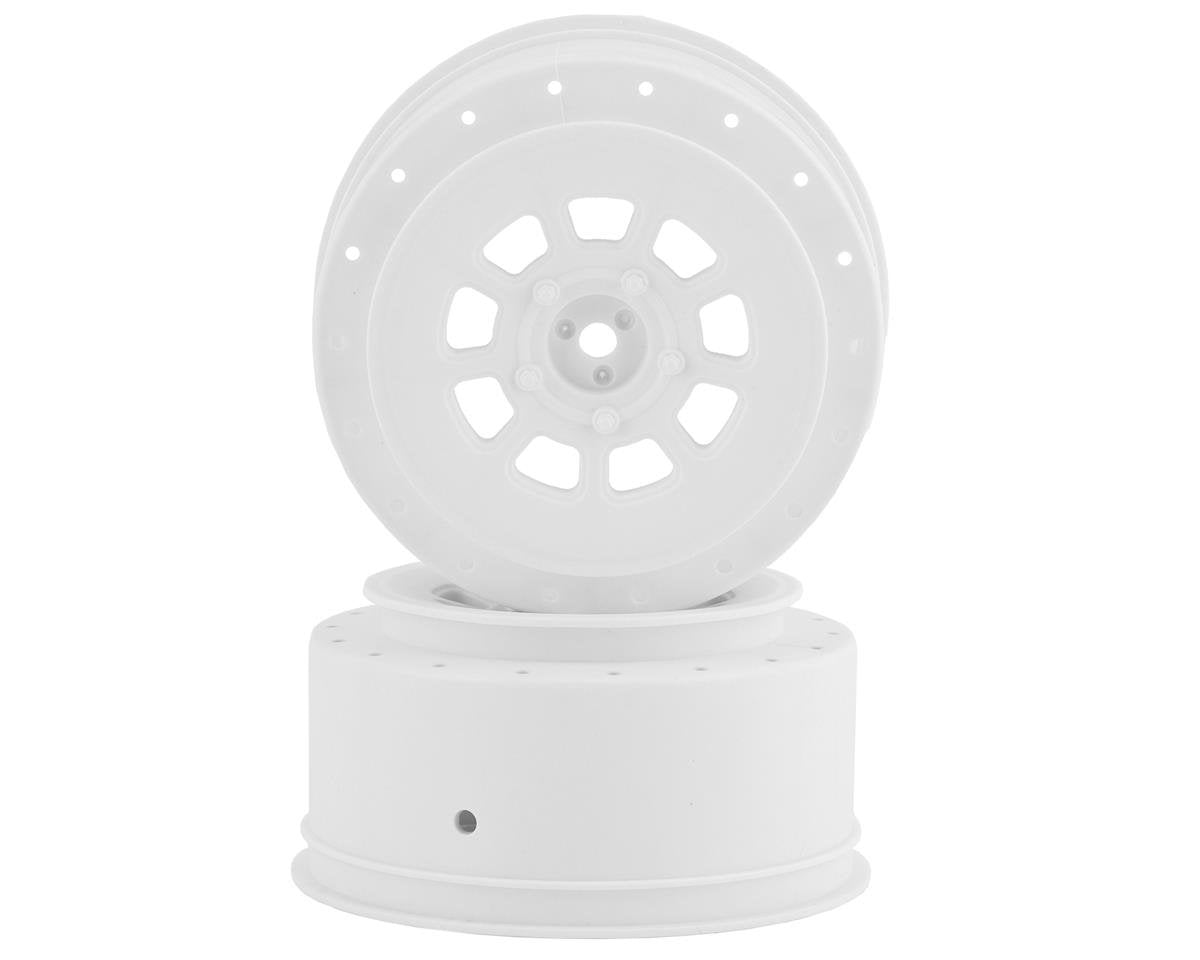 JCONCEPTS 3420W 9-Shot Short Course Wheels w/3mm Offset (2) (White) w/12mm Hex