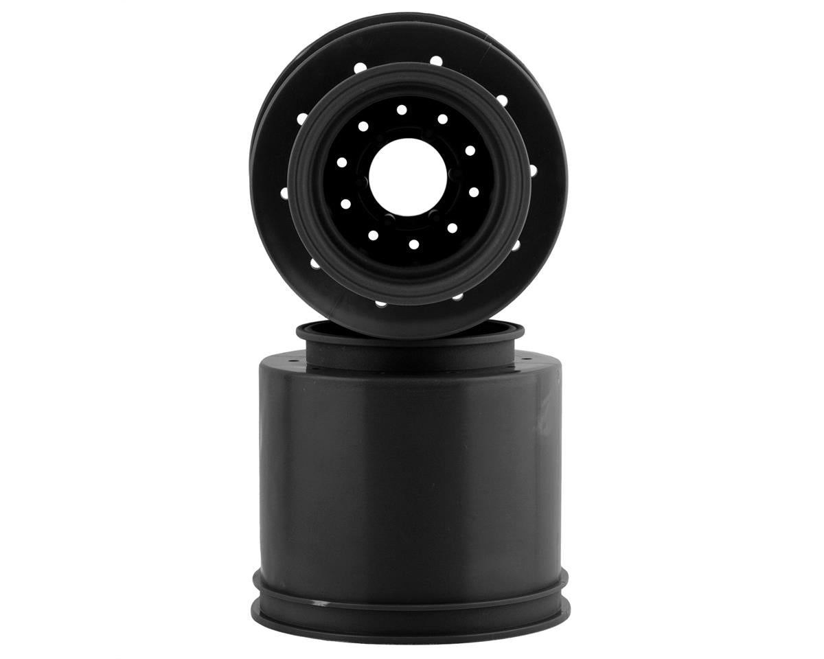 JCONCEPTS 3423B Aggressor 2.6x3.8" Monster Truck Wheel (Black) (2) w/17mm Hex