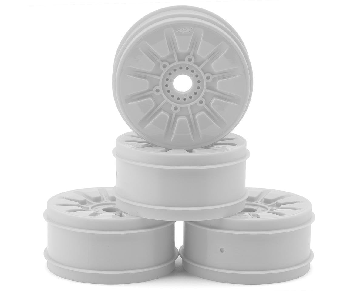JCONCEPTS 3445W Pioneer 83mm 1/8th Buggy Wheels (White) (4)