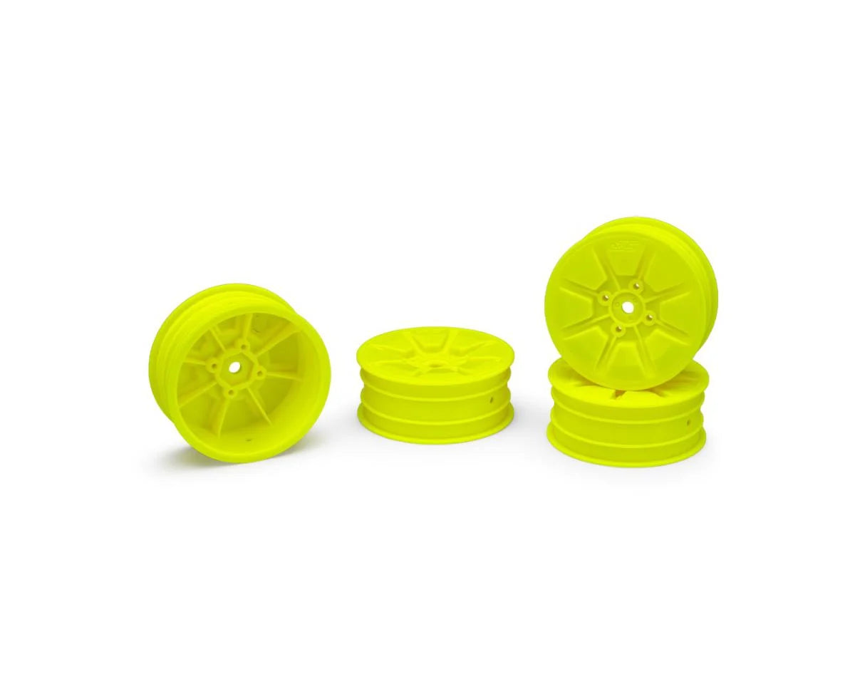 JCONCEPTS 3465Y Pioneer 2.2 2WD Front Buggy Wheels (Yellow) (4) w/12mm Hex