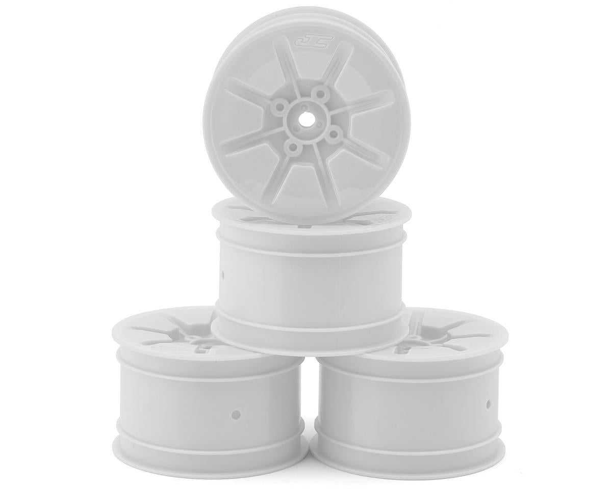JCONCEPTS 3466W Pioneer 2.2 Rear Buggy Wheels (White) (4) w/12mm Hex