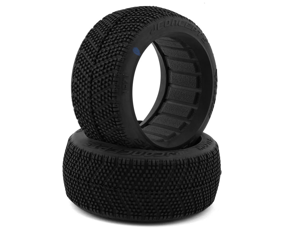 JCONCEPTS 4071-01 Falcon 1/8 Off-Road Buggy Tires (2) (Blue)