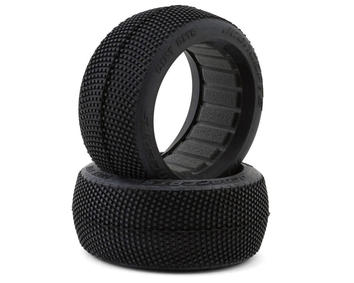 JCONCEPTS 4073-01 Dirt Bite 1/8 Off-Road Buggy Tires (2) (Blue)