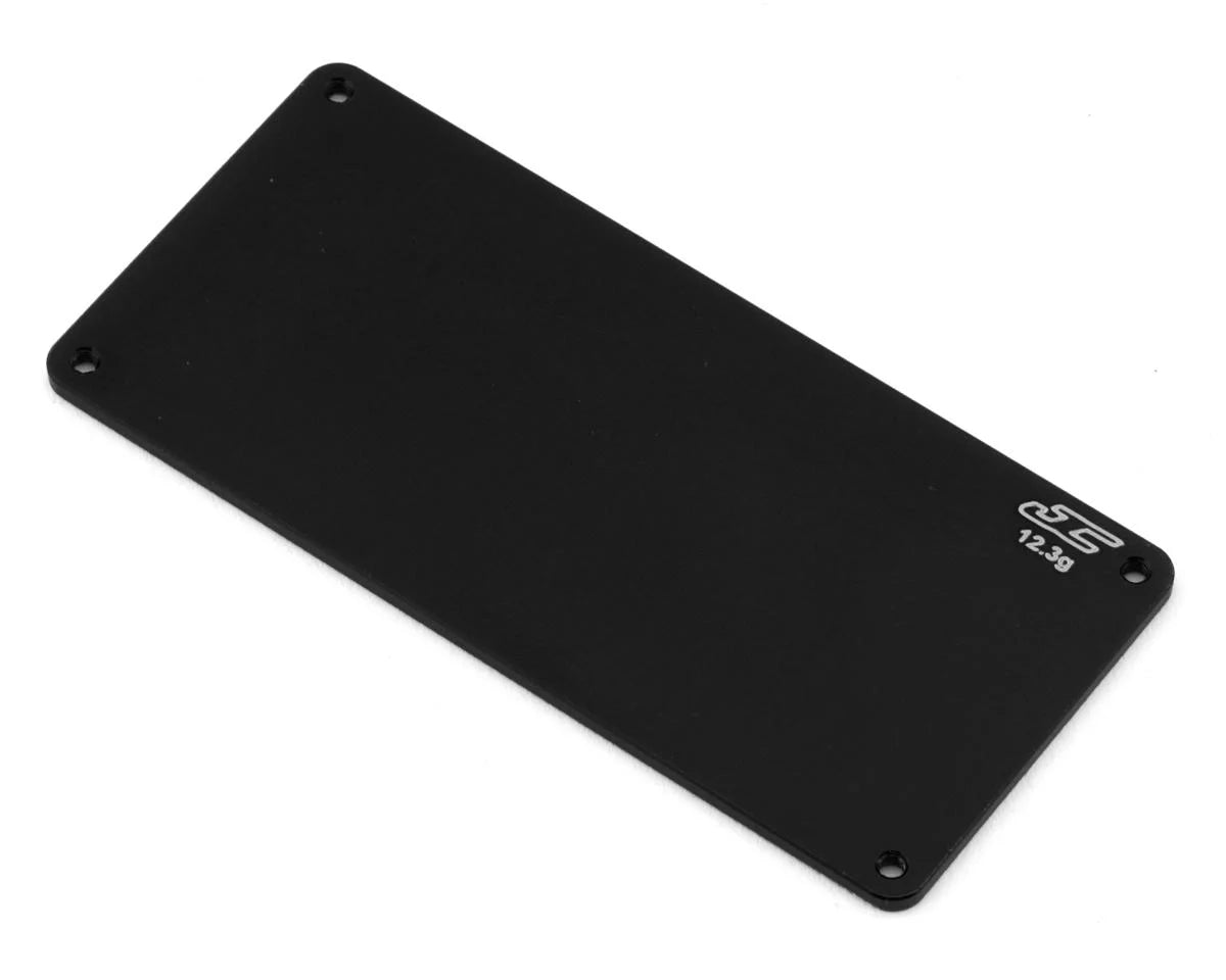 JCONCEPTS 5193-2 RC10B7/B7D Aluminum Electronics Plate (Black) (12.3g)