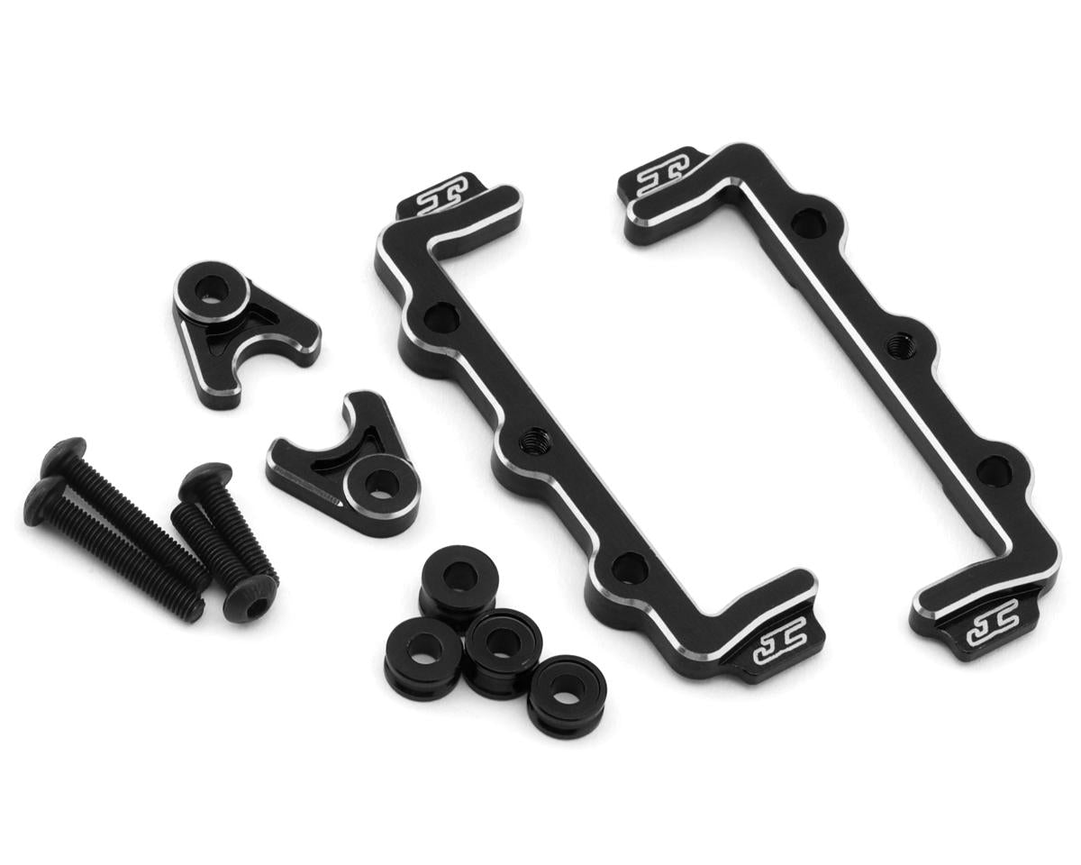 JCONCEPTS 5195-2 Associated RC10B7/RC10B7D Aluminum Battery Hold Down Set (Black)