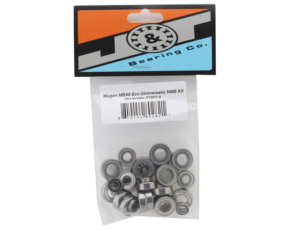 J&T BEARING JT10211-U Mugen MBX8R ECO Bearing Kit (NMB) (Universal Driveshafts)