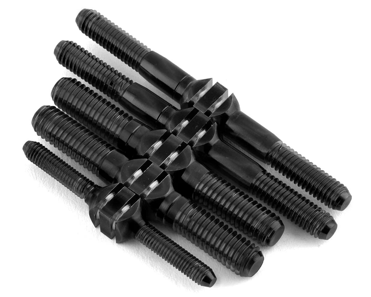 J&T BEARING JT10649 Mugen MBX8/MBX8R Titanium "Milled" Turnbuckle Kit (Black)