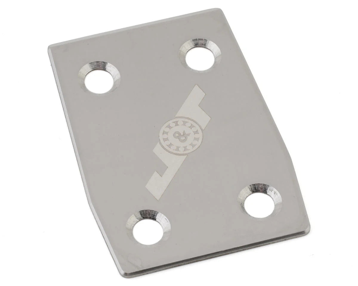 J&T BEARING JT10841-2 Mugen MBX8R Stainless Rear Skid Plate