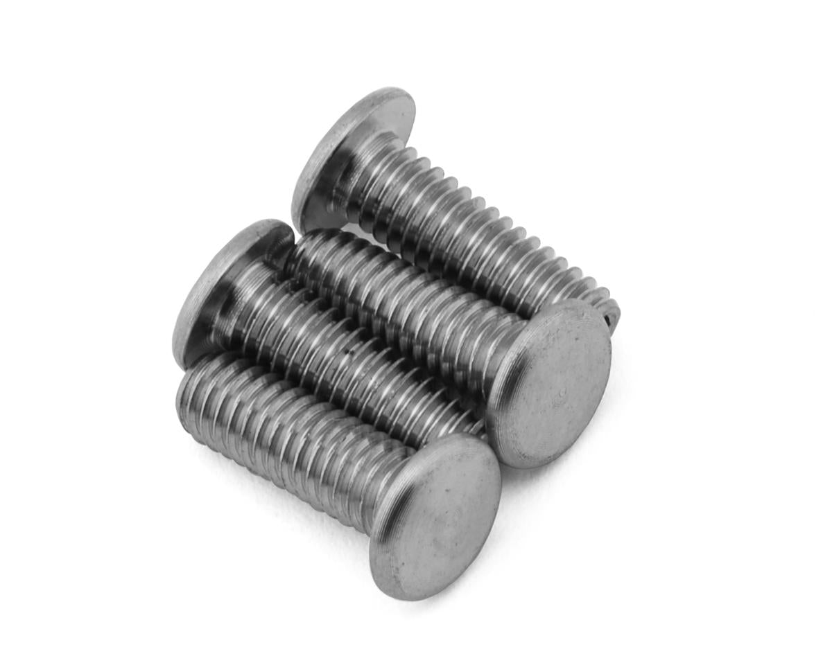 J&T BEARING JT10907 4x12mm Premium Flat Titanium Droop Screw Set