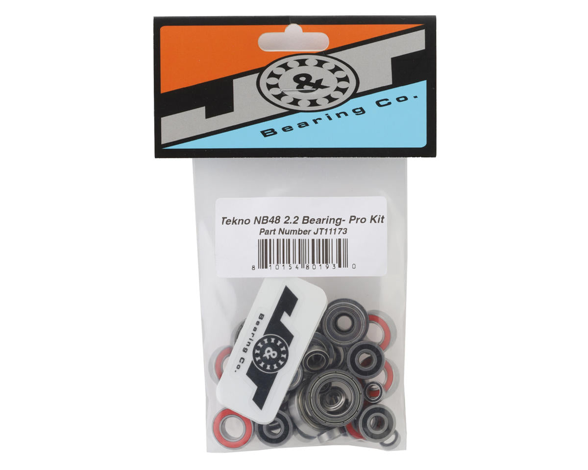 J&T BEARING JT11173 Tekno NB48 2.2 Bearing Kit (Pro Kit)