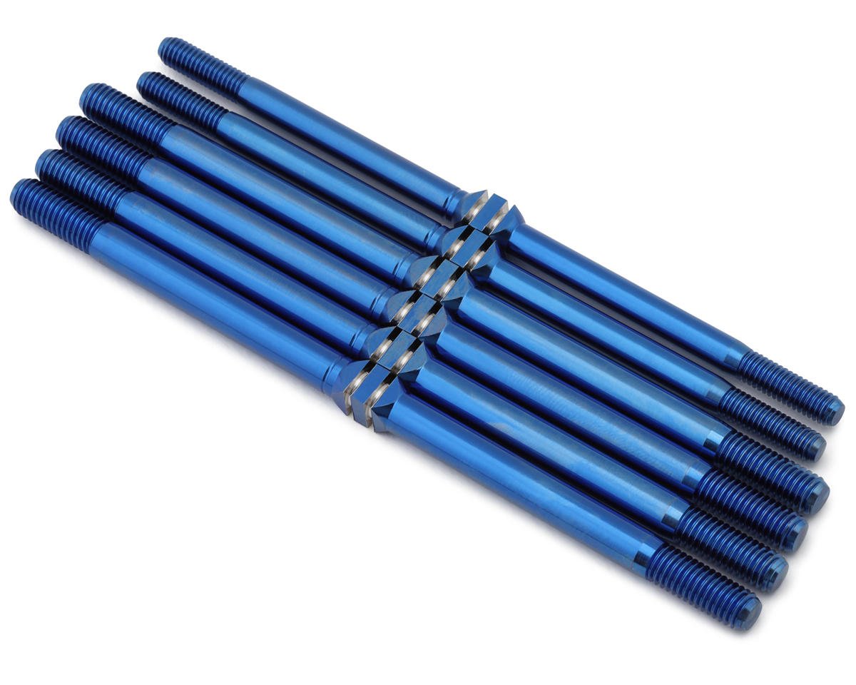 J&T BEARING JT12161 Tekno ET48 2.2 Titanium "Milled'' Turnbuckles (Blue)