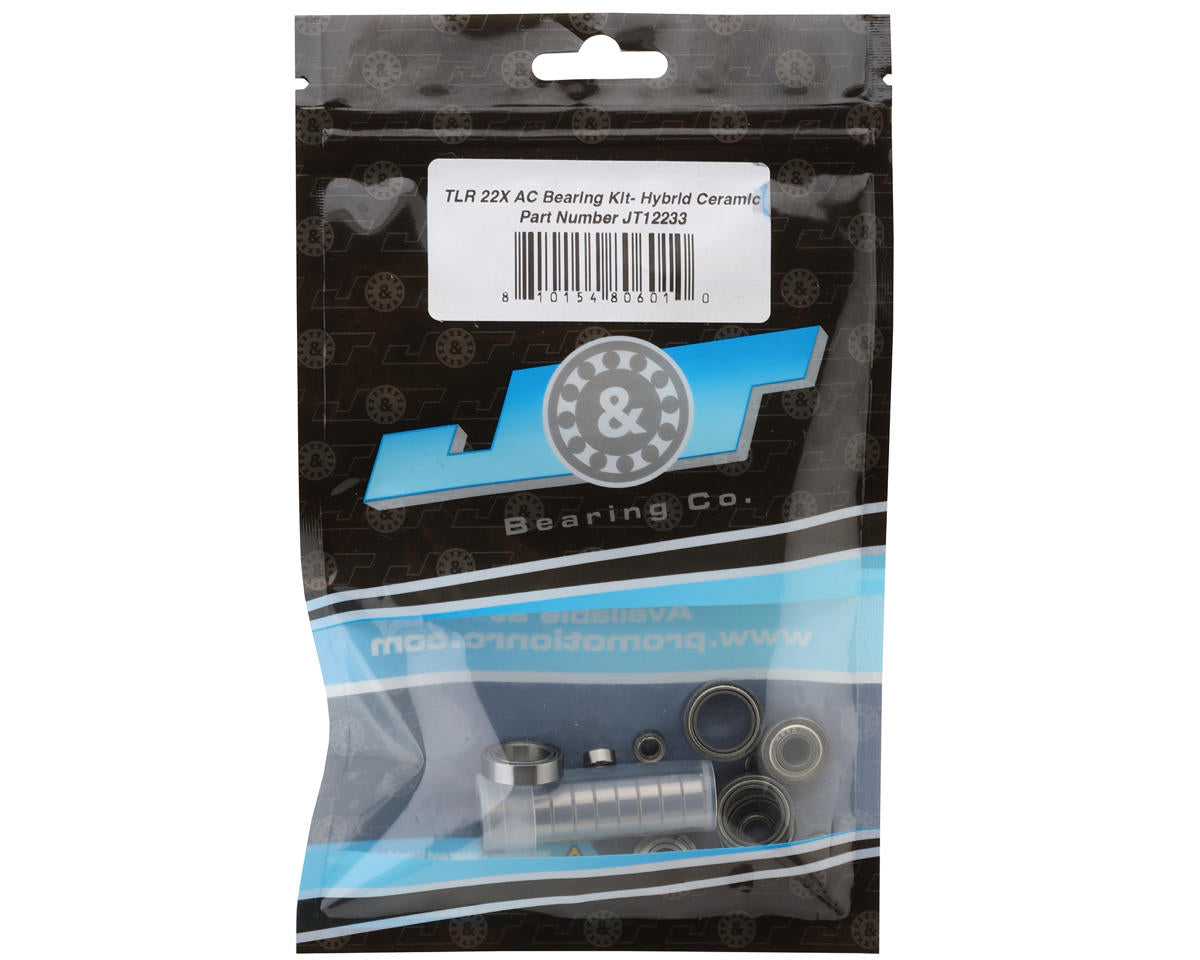 J&T BEARING JT12233 TLR 22X AC Bearing Kit (Hybrid Ceramic)