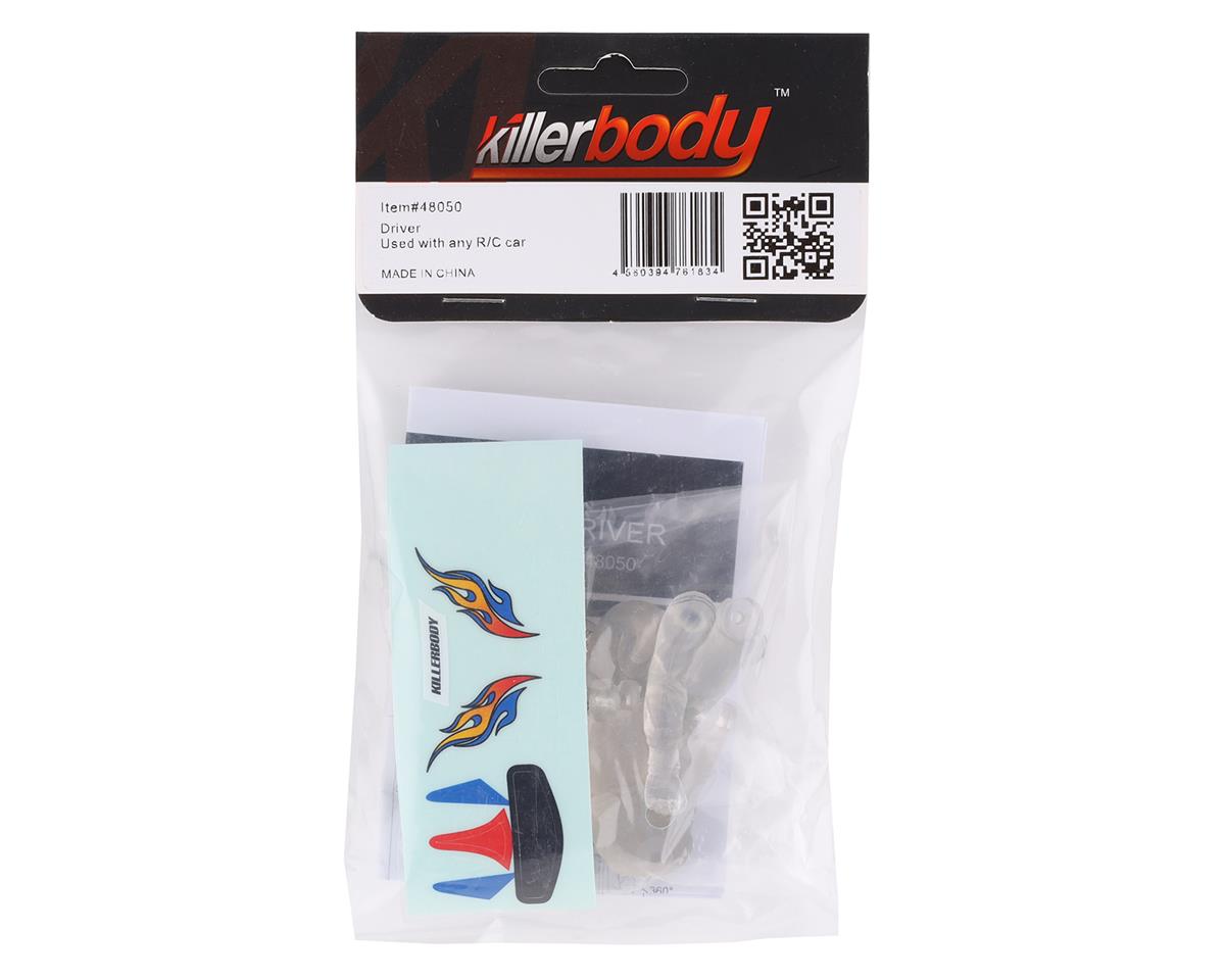 KILLERBODY 48050 1/10 Driver Figure (Clear)