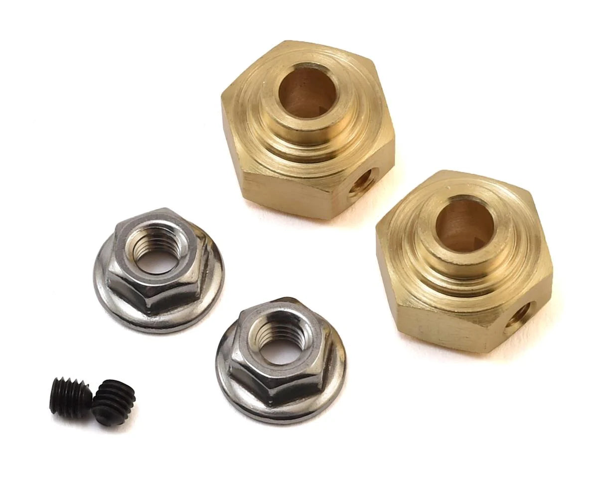 KNK KNK12X6BRA2 12mm Brass Hex w/Step (2) (6mm)