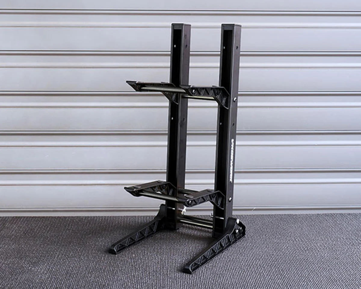 KOSWORK 50741 2 Layer 1/10 & 1/8 Car Display Stand (200x240x475mm) W/Carrying Bag