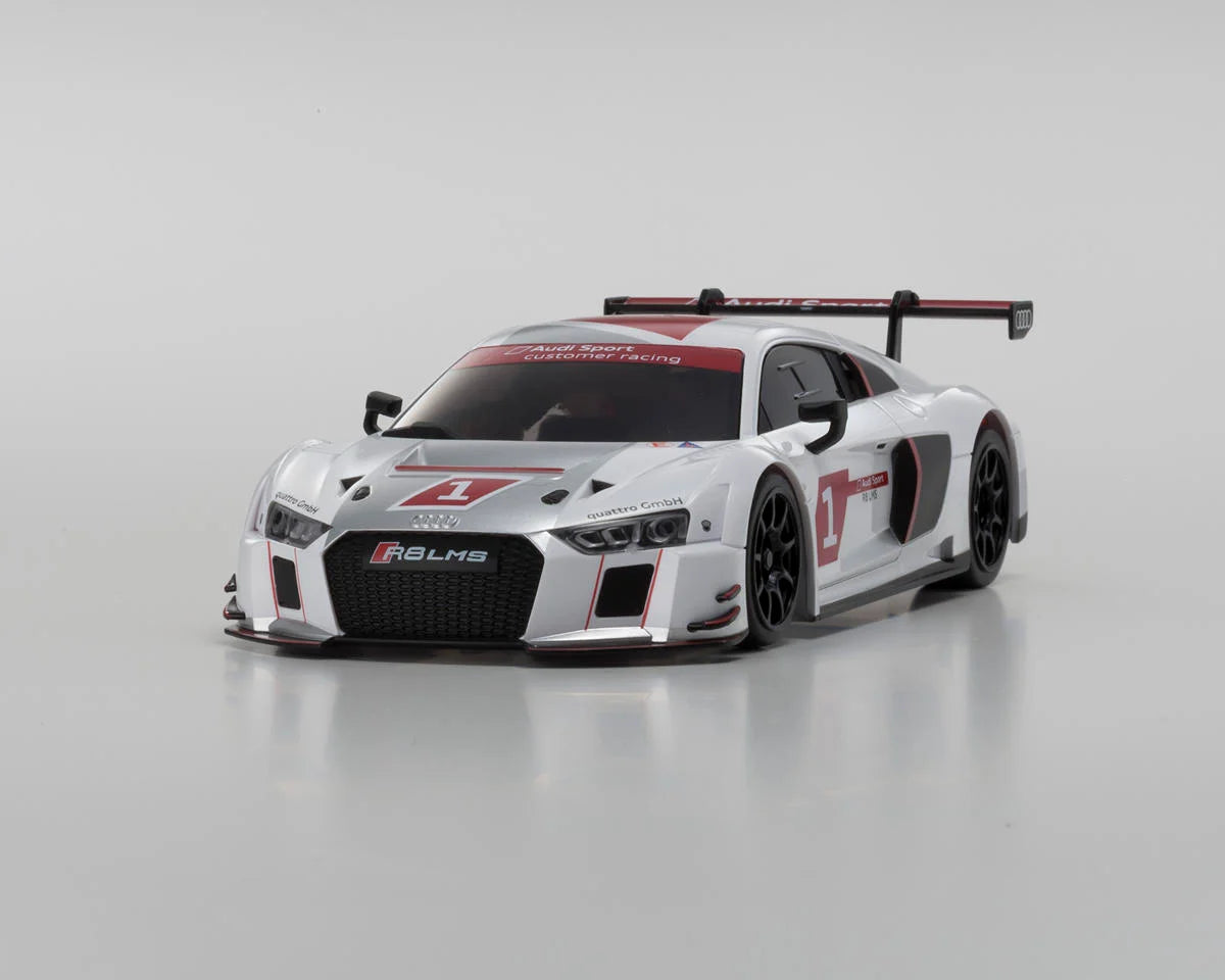 KYOSHO 32357AS MR-04 RWD Mini-Z ReadySet w/Audi R8 LMS Body (White) w/KT-531P 2.4GHz Radio