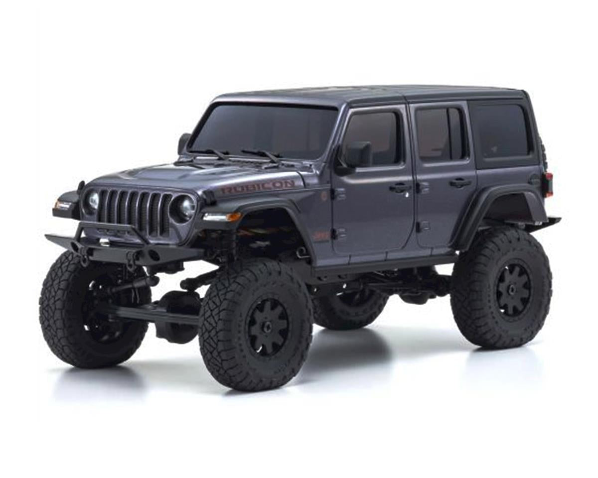 KYOSHO 32521GM MX-01 Mini-Z 4X4 Readyset w/Jeep Wrangler Body (Grey) & 2.4GHz Radio