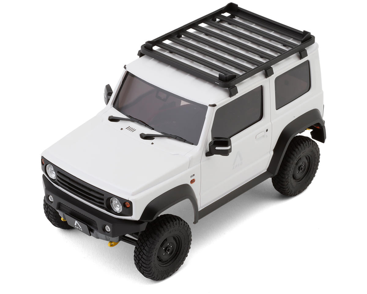 KYOSHO 32539PW MX-01 Mini-Z 4x4 ReadySet w/APIO Jimny Sierra Body (Pearl White) & 2.4GHz Radio