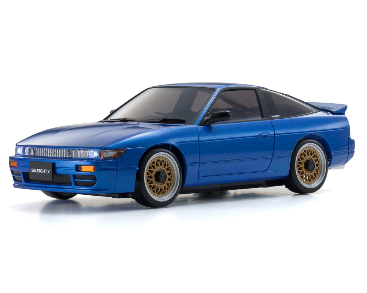 KYOSHO 32660BL MA-020 AWD Mini-Z ReadySet w/Nissan Sileighty Blue Body w/KT-531P 2.4GHz Radio