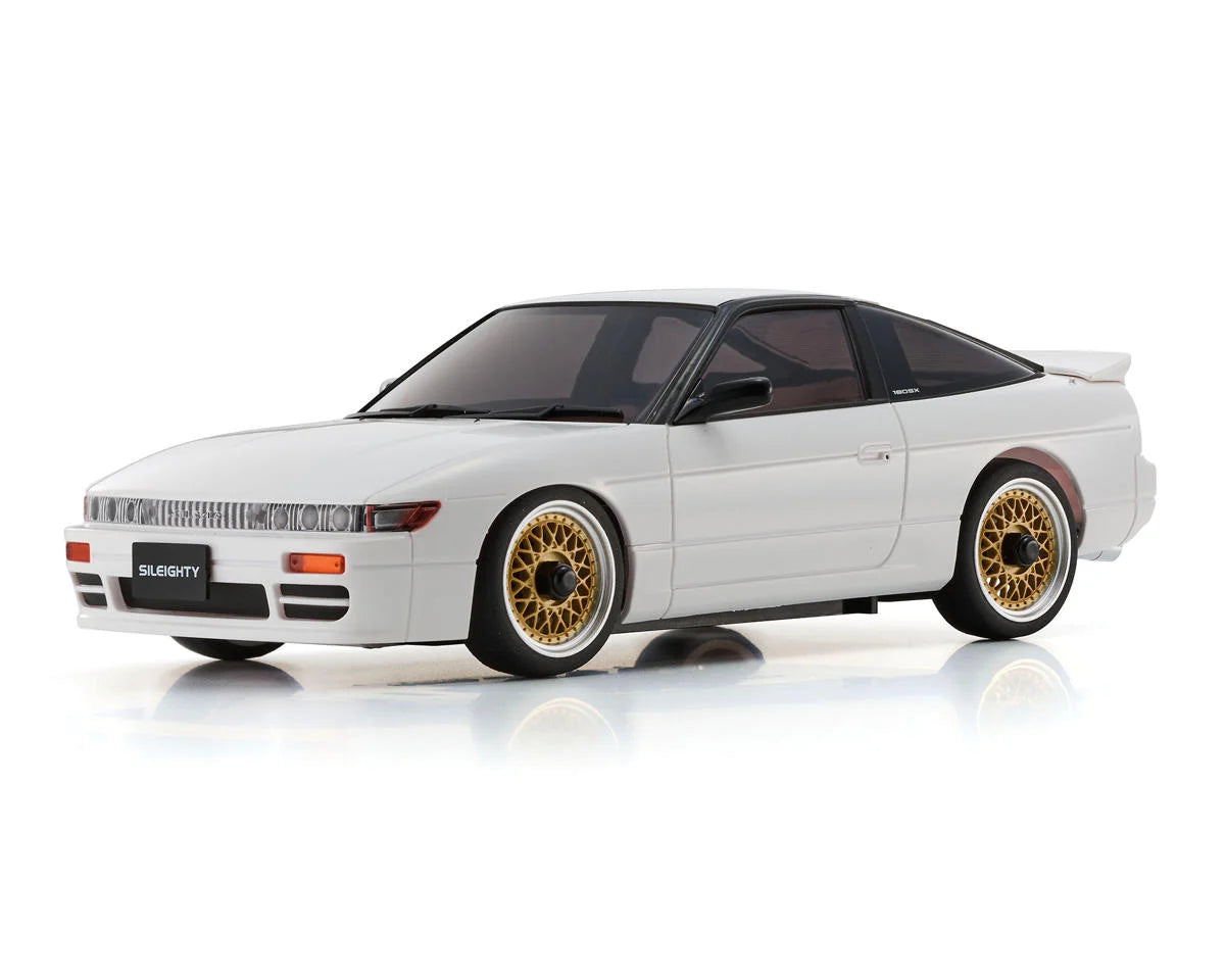 KYOSHO 32660W MA-020 AWD Mini-Z ReadySet w/Nissan Sileighty White Body w/KT-531P 2.4GHz Radio