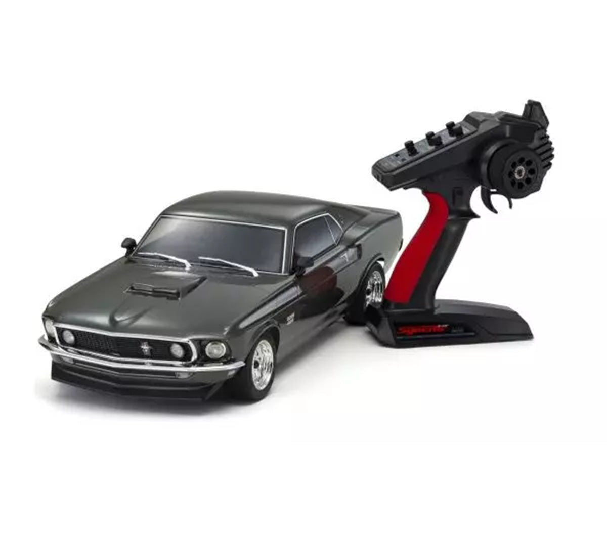 KYOSHO 34437 1:10 EP 4WD 1969 Ford Mustang Boss 429 Black Jade Readyset Fazer Mk2 FZ02